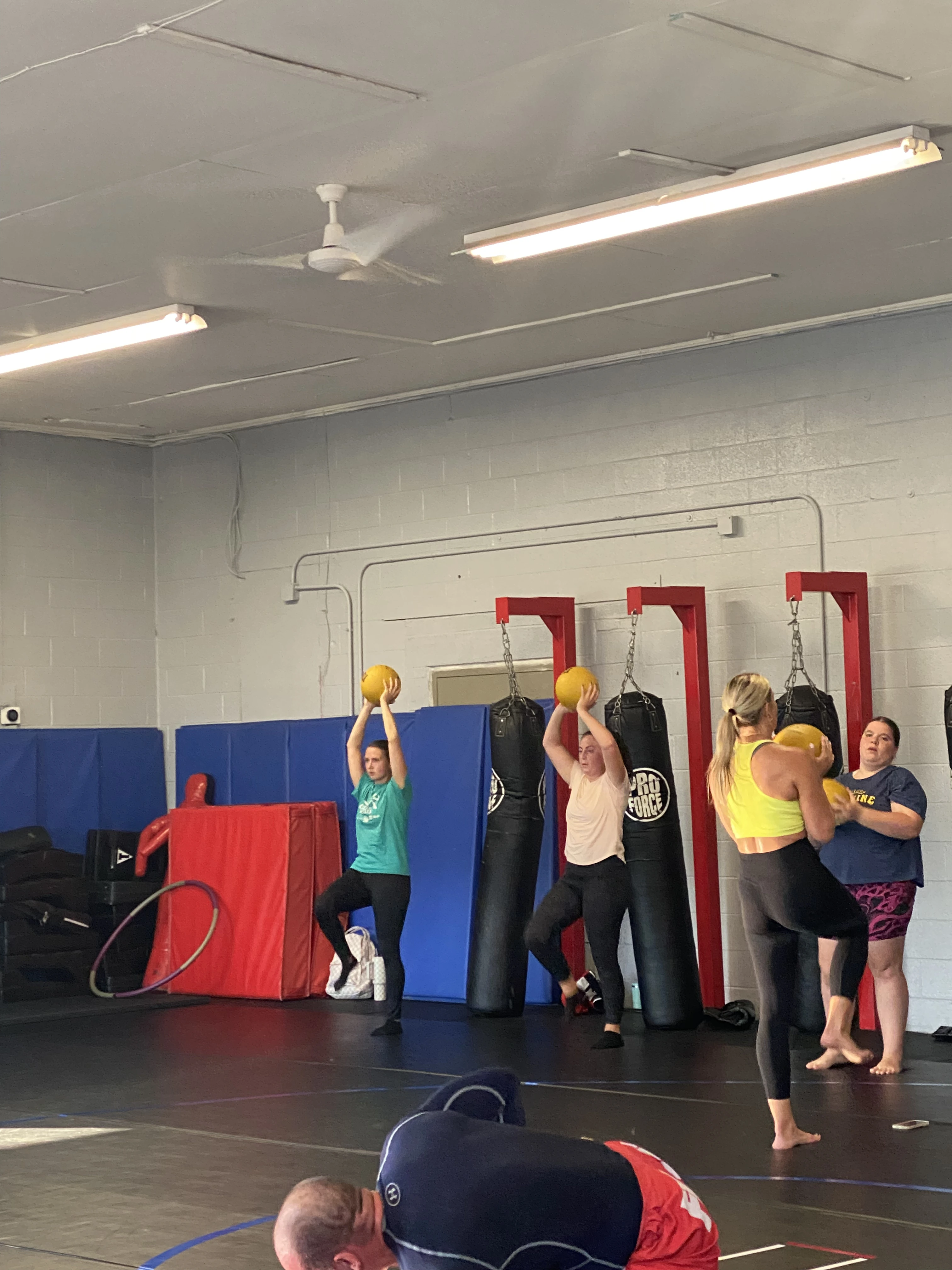 Muay Thai striking class at Revolution BJJ