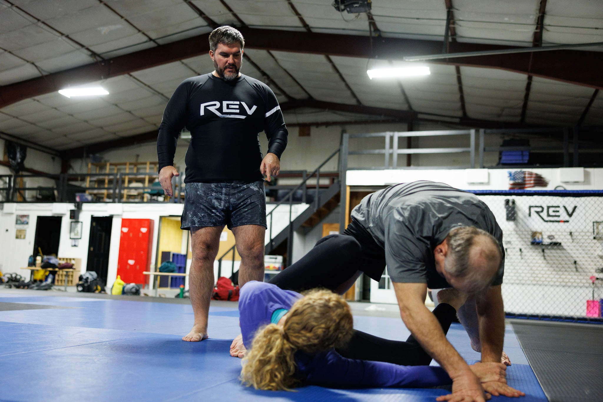 Belt promotion ceremony at Revolution BJJ